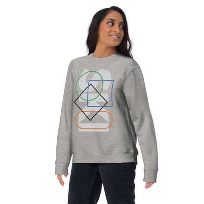 CS0044 - 01005 - SKI Icons Outlined Unisex Premium Sweatshirt