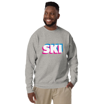 CS0058 - 01005 - 3D SKI Unisex Premium Sweatshirt