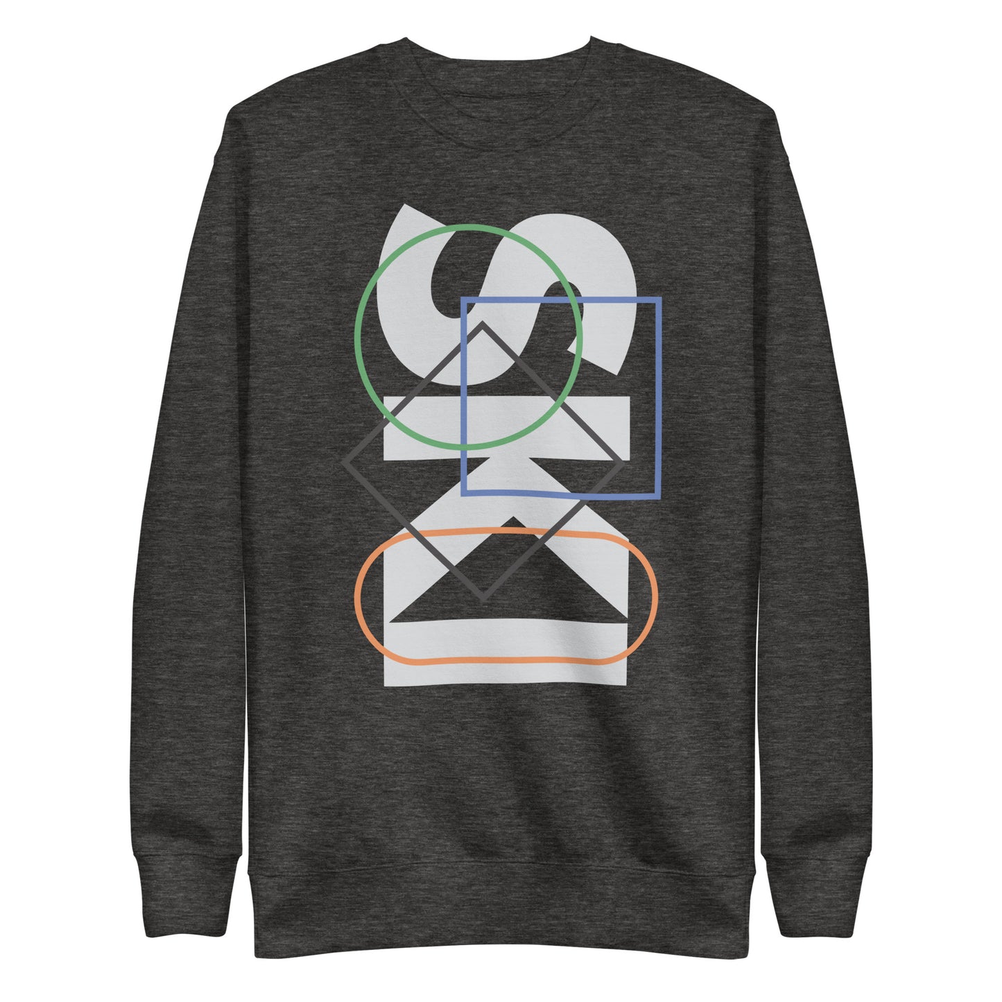 CS0044 - 01005 - SKI Icons Outlined Unisex Premium Sweatshirt