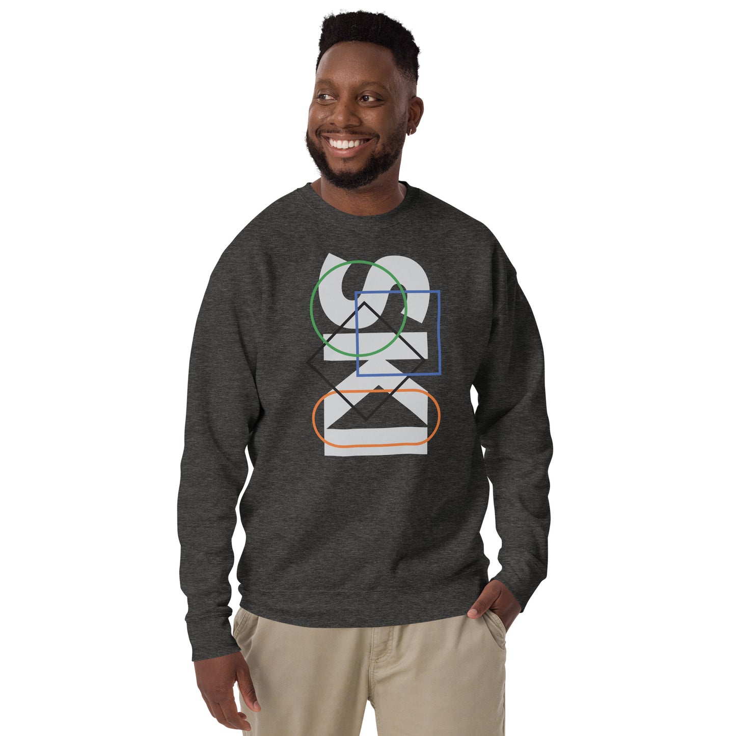 CS0044 - 01005 - SKI Icons Outlined Unisex Premium Sweatshirt