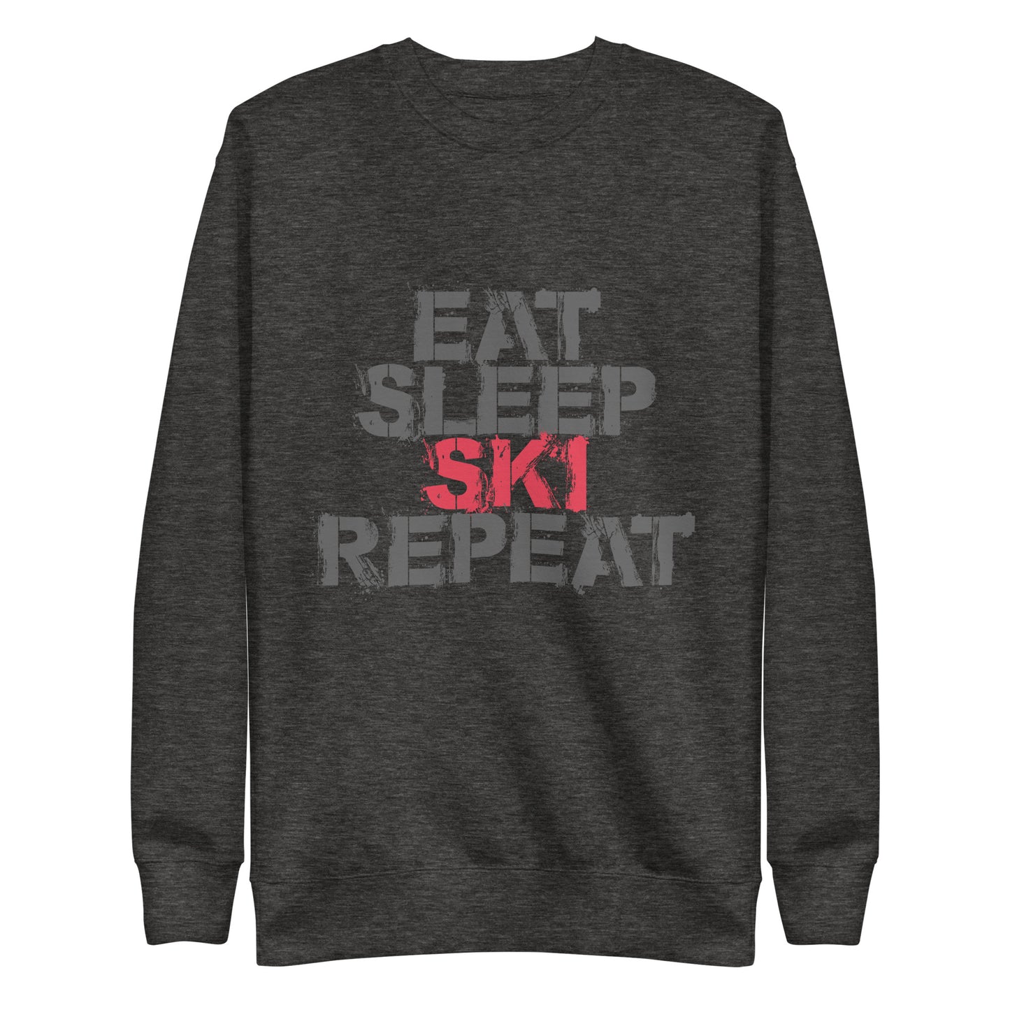 CS0048 - 01005 - Eat Sleep Ski Repeat Unisex Premium Sweatshirt