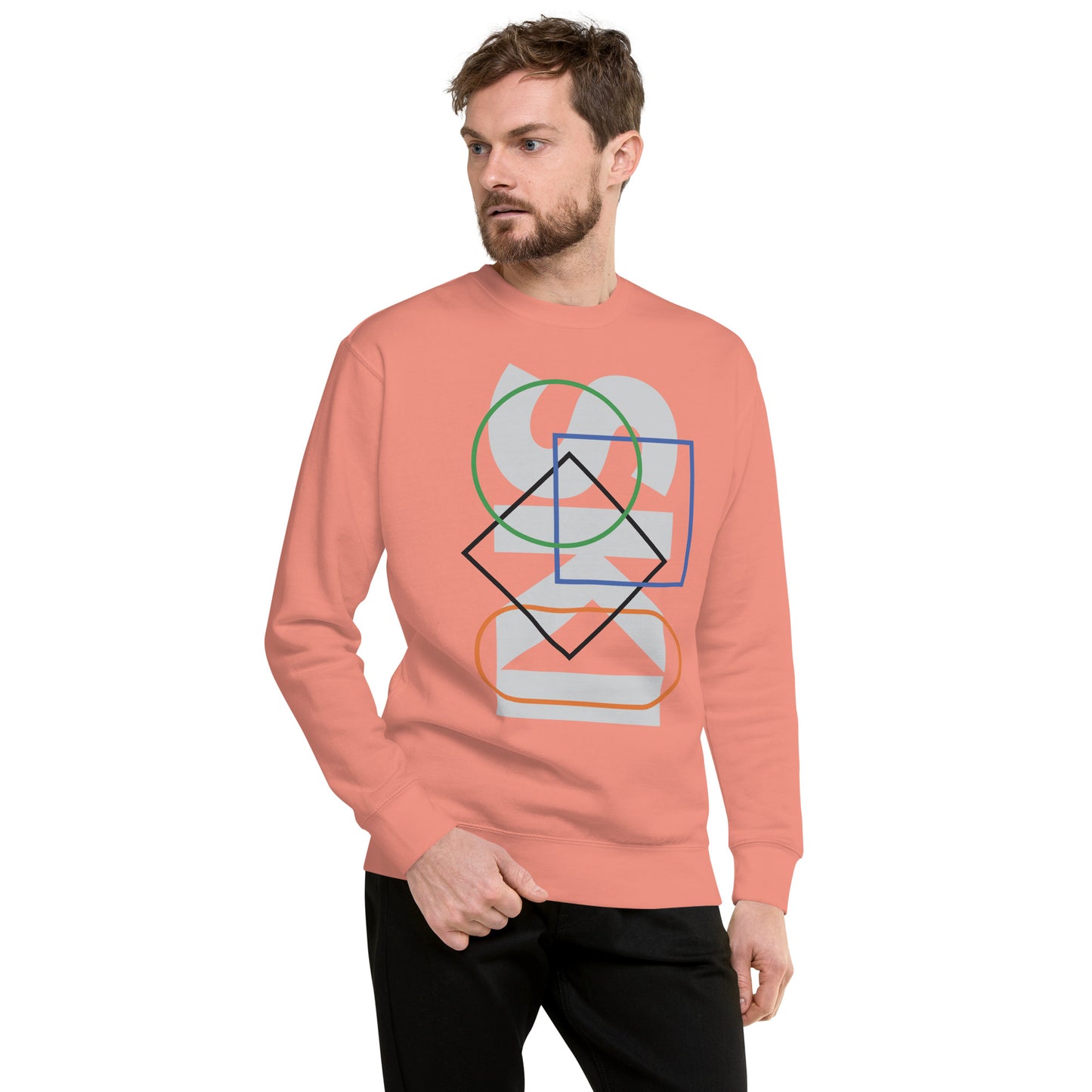 CS0044 - 01005 - SKI Icons Outlined Unisex Premium Sweatshirt