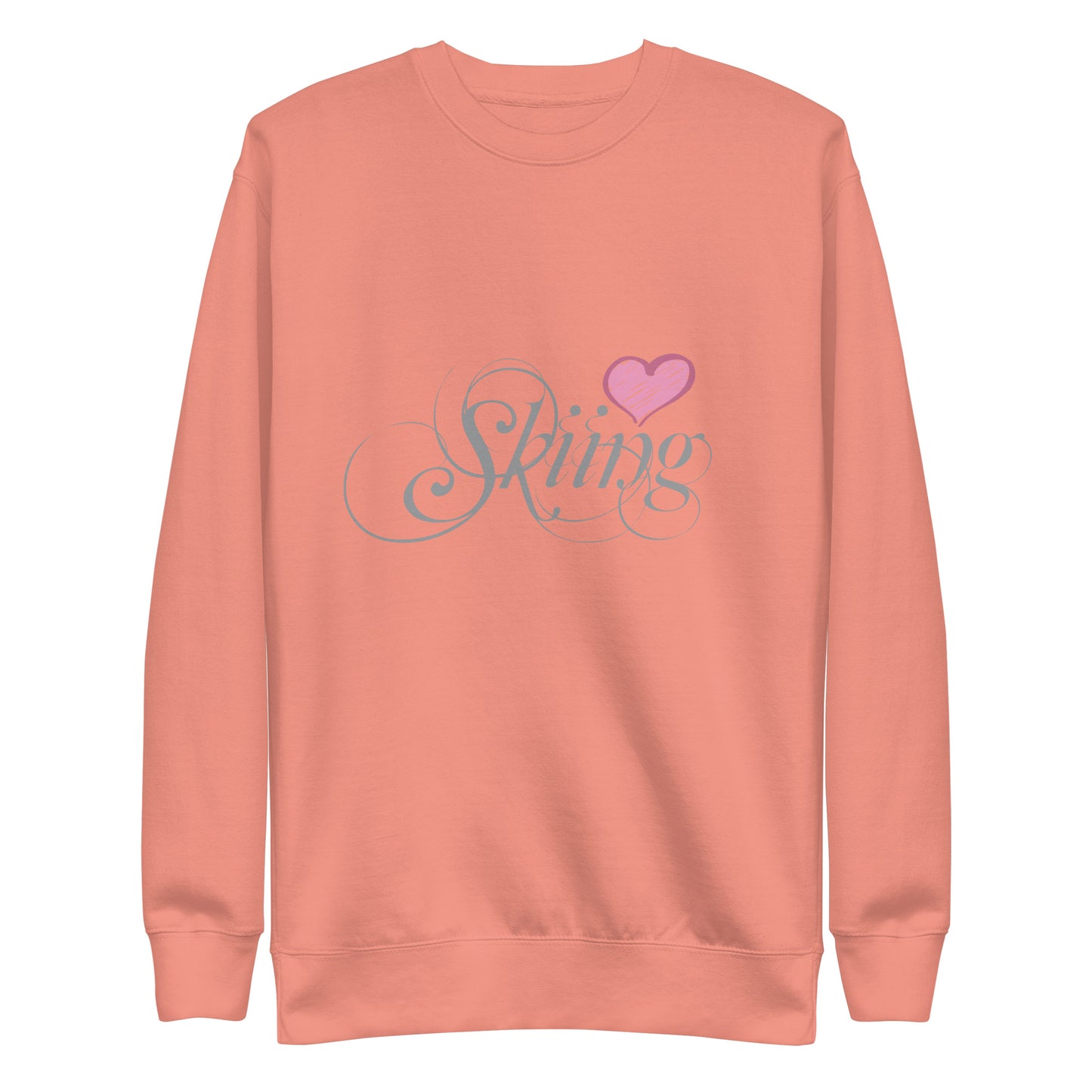 CS0047 - 02005 - Love Skiing/Women's Premium Sweatshirt