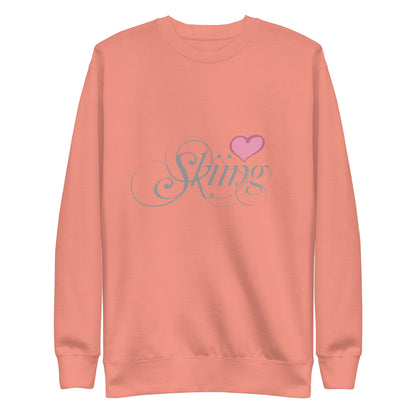 CS0047 - 02005 - Love Skiing/Women's Premium Sweatshirt