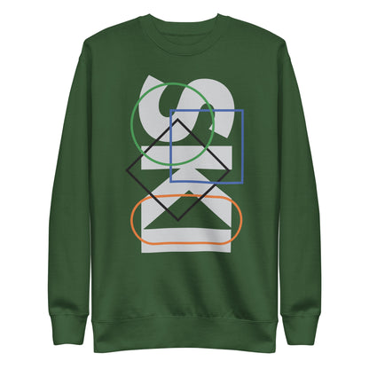 CS0044 - 01005 - SKI Icons Outlined Unisex Premium Sweatshirt