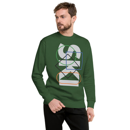 CS0044 - 01005 - SKI Icons Outlined Unisex Premium Sweatshirt