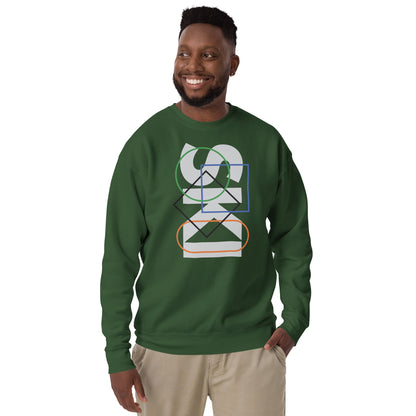 CS0044 - 01005 - SKI Icons Outlined Unisex Premium Sweatshirt