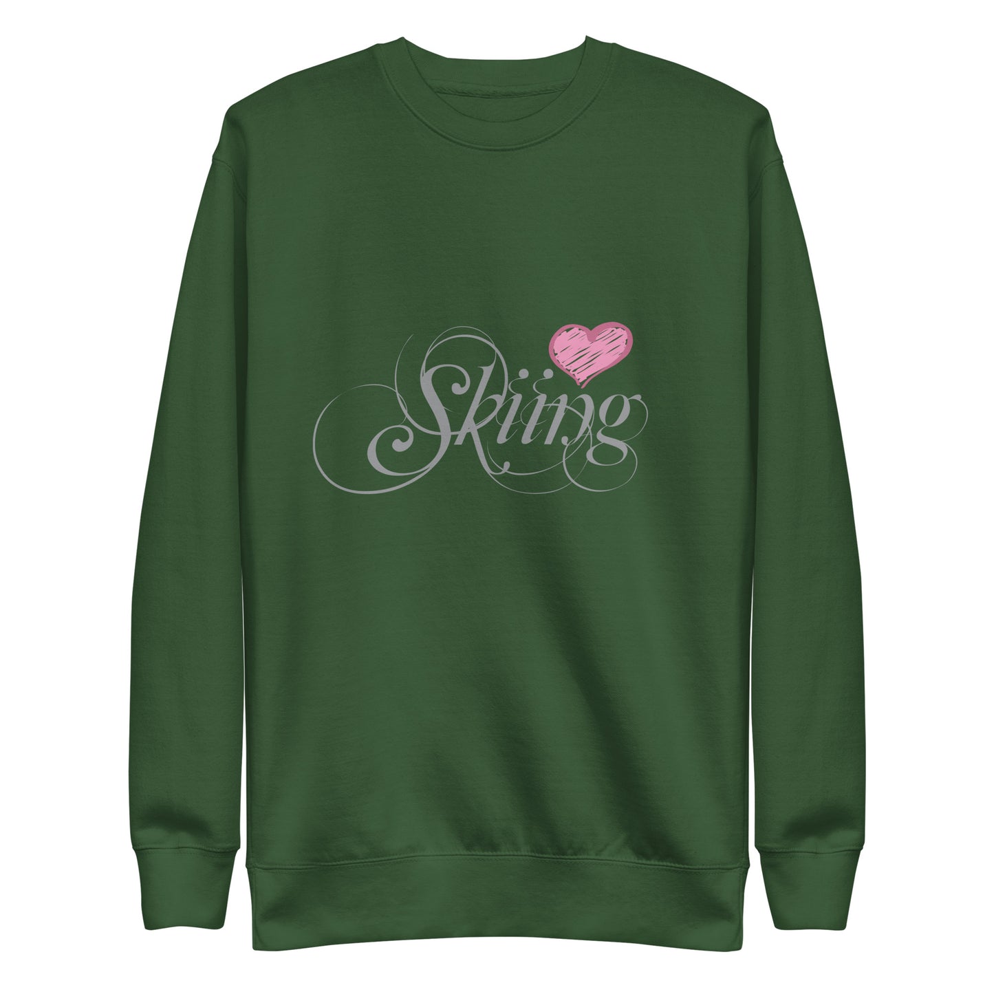 CS0047 - 02005 - Love Skiing/Women's Premium Sweatshirt