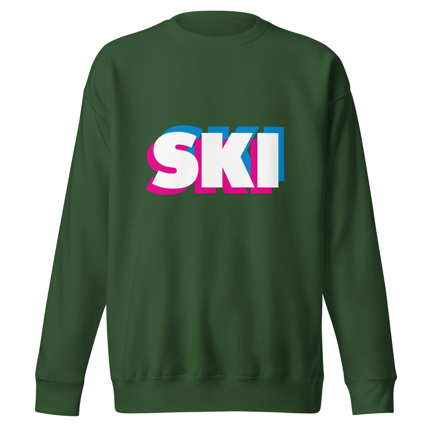 CS0058 - 01005 - 3D SKI Unisex Premium Sweatshirt