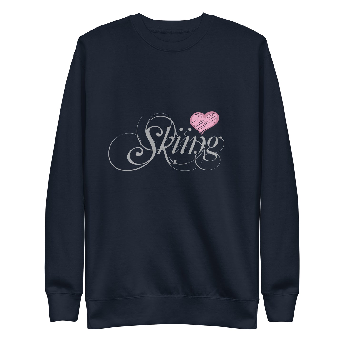 CS0047 - 02005 - Love Skiing/Women's Premium Sweatshirt