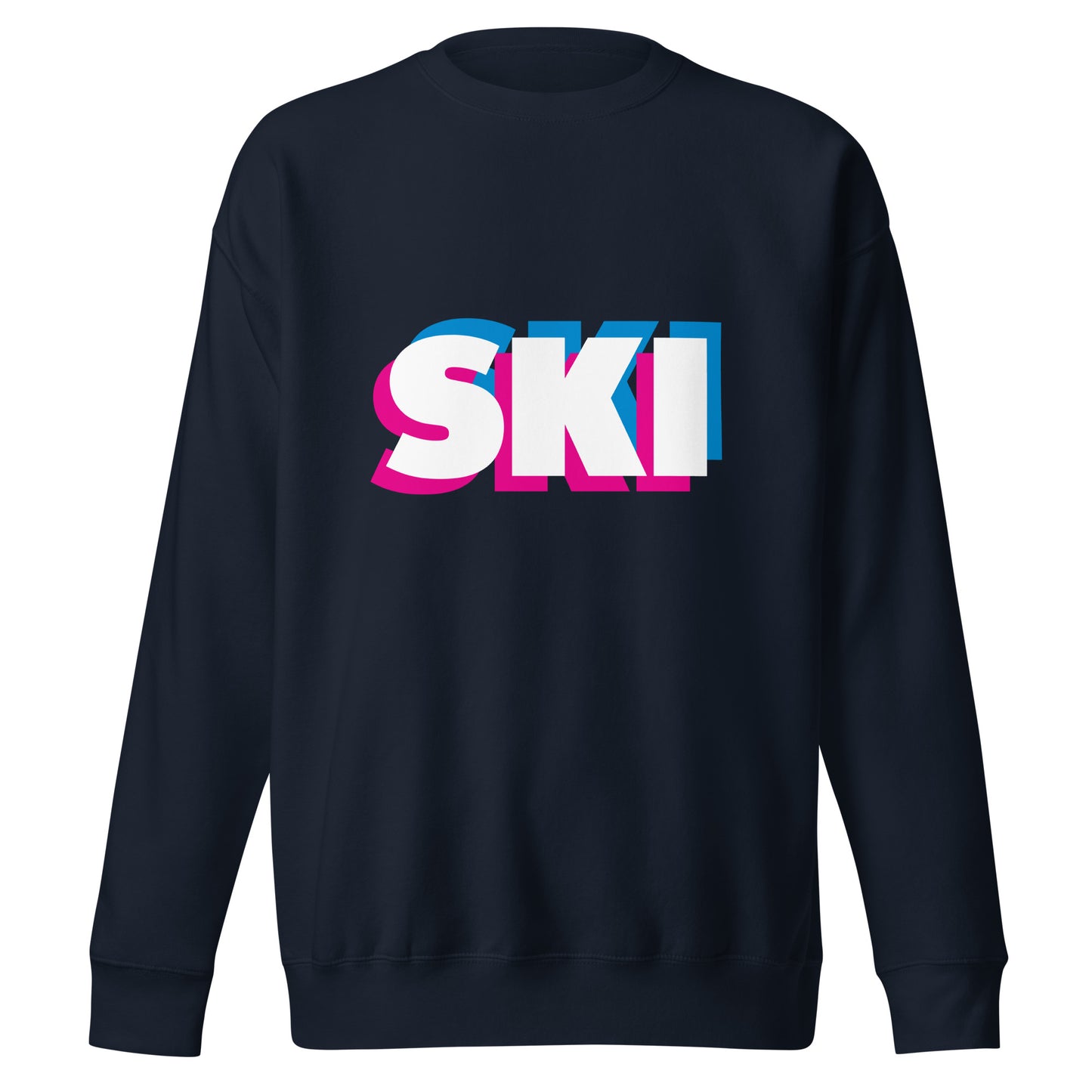 CS0058 - 01005 - 3D SKI Unisex Premium Sweatshirt