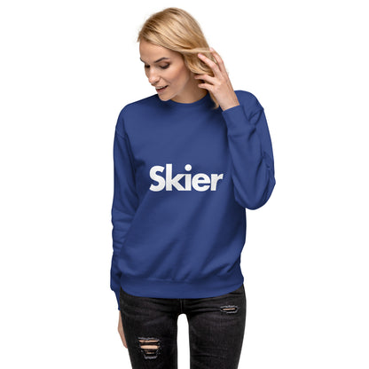 CS0020 - 01005 - Skier Unisex Premium Sweatshirt