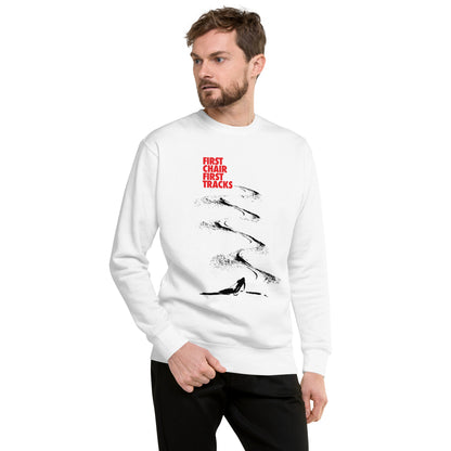 CS0042 - 01001 - First Chair First Tracks Unisex Premium Sweatshirt