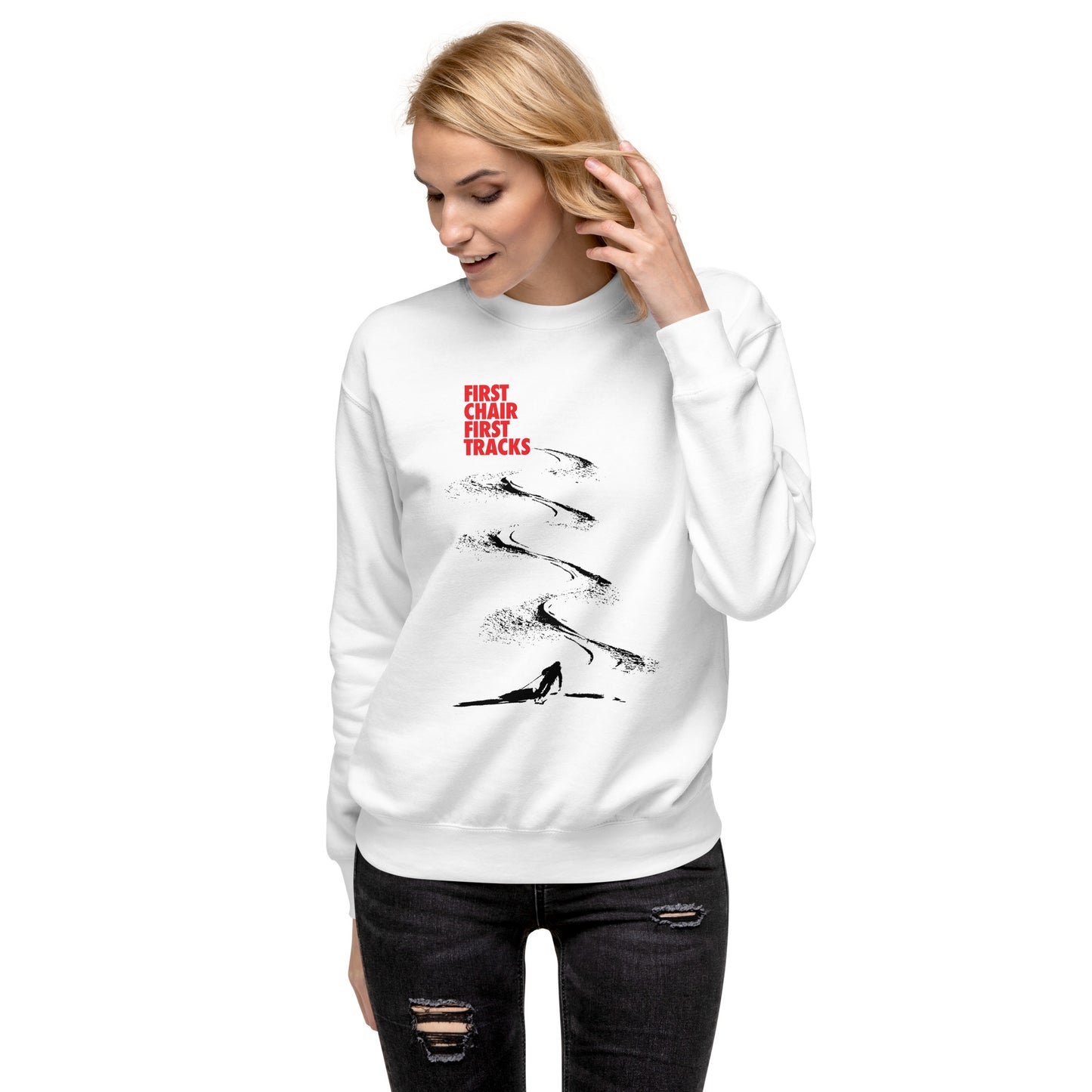 CS0042 - 01001 - First Chair First Tracks Unisex Premium Sweatshirt