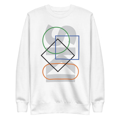 CS0044 - 01005 - SKI Icons Outlined Unisex Premium Sweatshirt