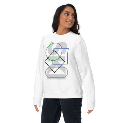 CS0044 - 01005 - SKI Icons Outlined Unisex Premium Sweatshirt