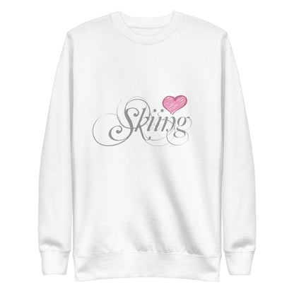 CS0047 - 02005 - Love Skiing/Women's Premium Sweatshirt