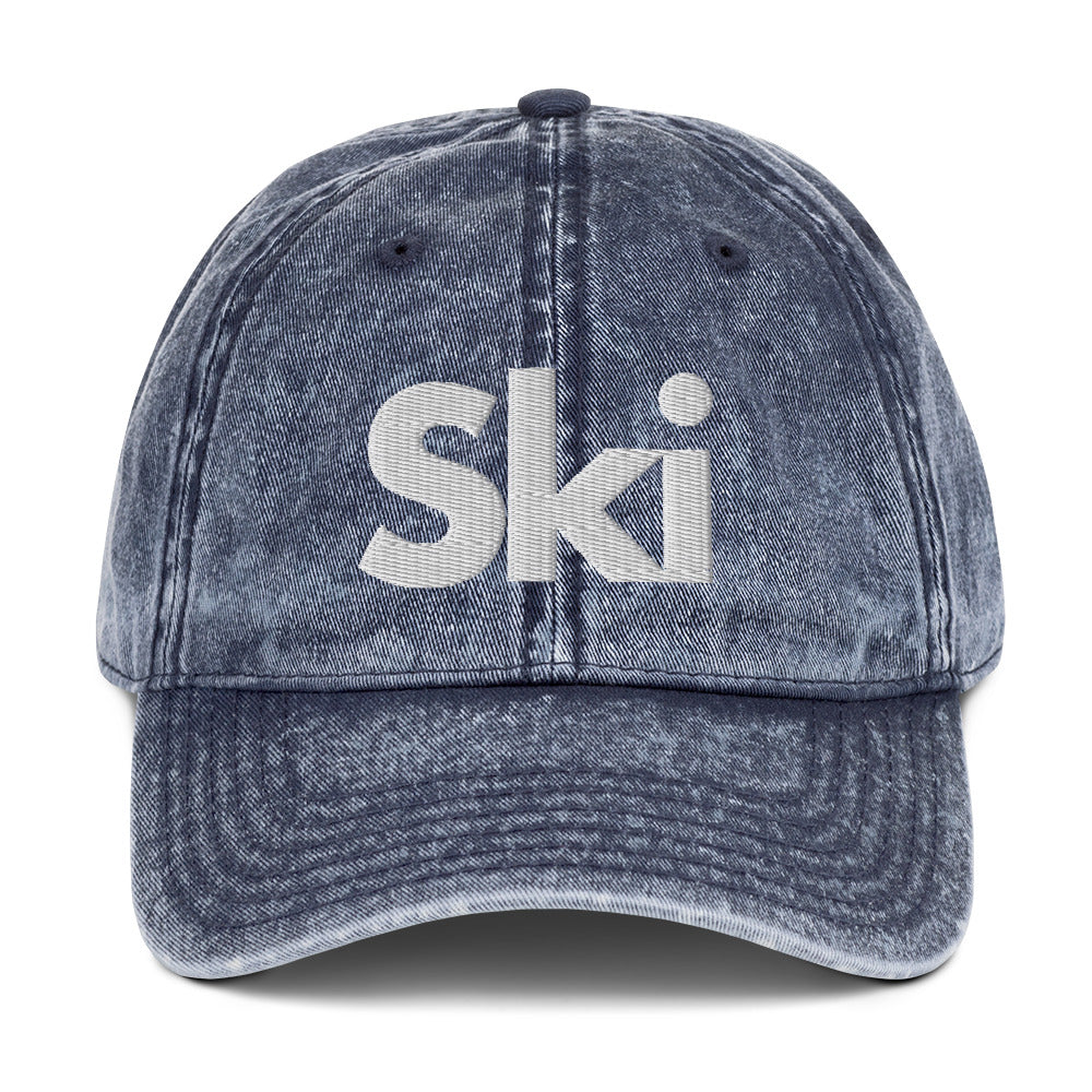 CS0016 - 04002 - Ski Vintage Cotton Twill Cap