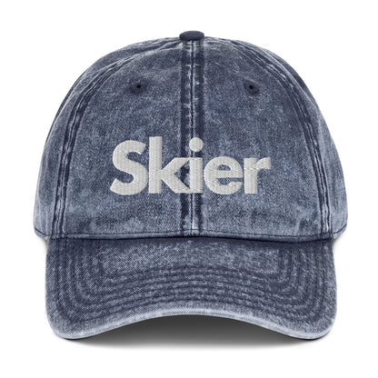 CS0020 - 04002 - Skier Vintage Cotton Twill Cap