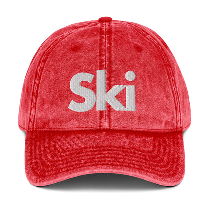 CS0016 - 04002 - Ski Vintage Cotton Twill Cap