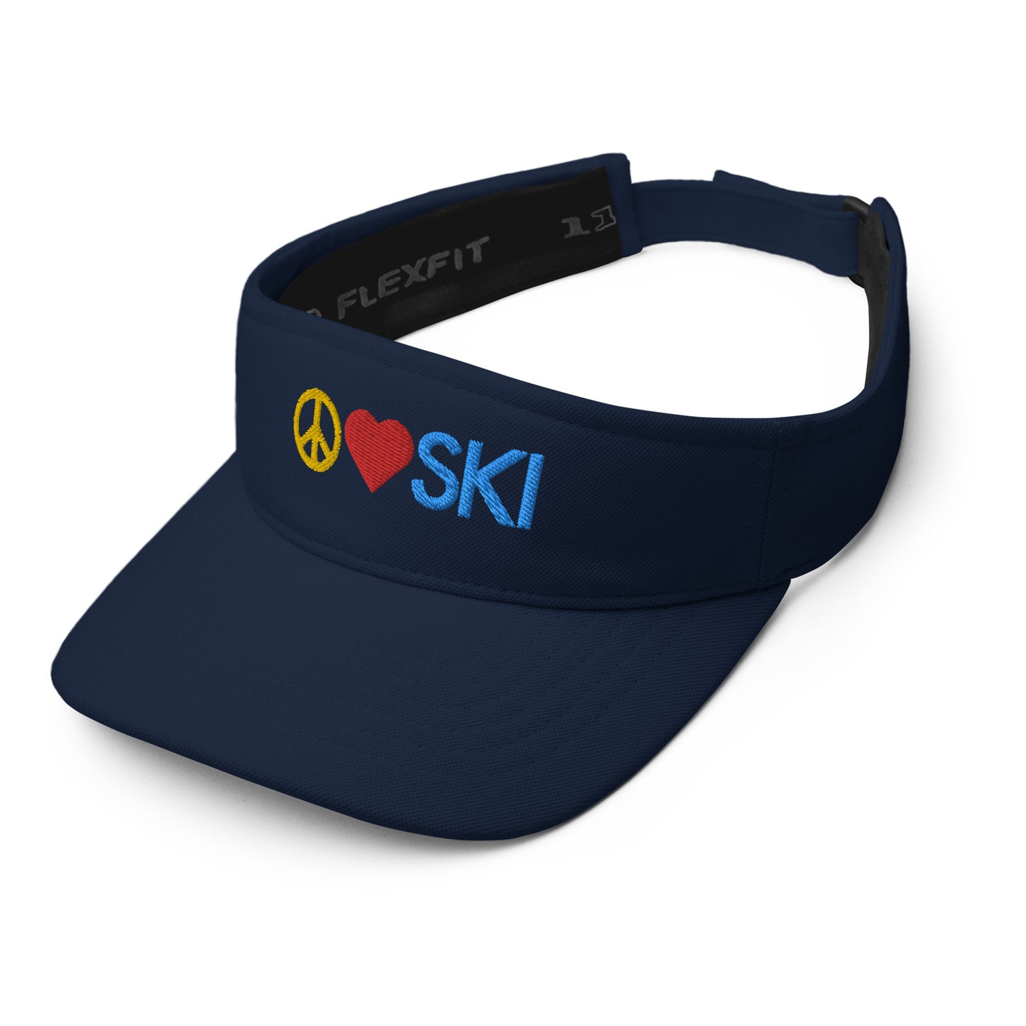 CS0026 - 04008 - Peace | Love | SKI Visor