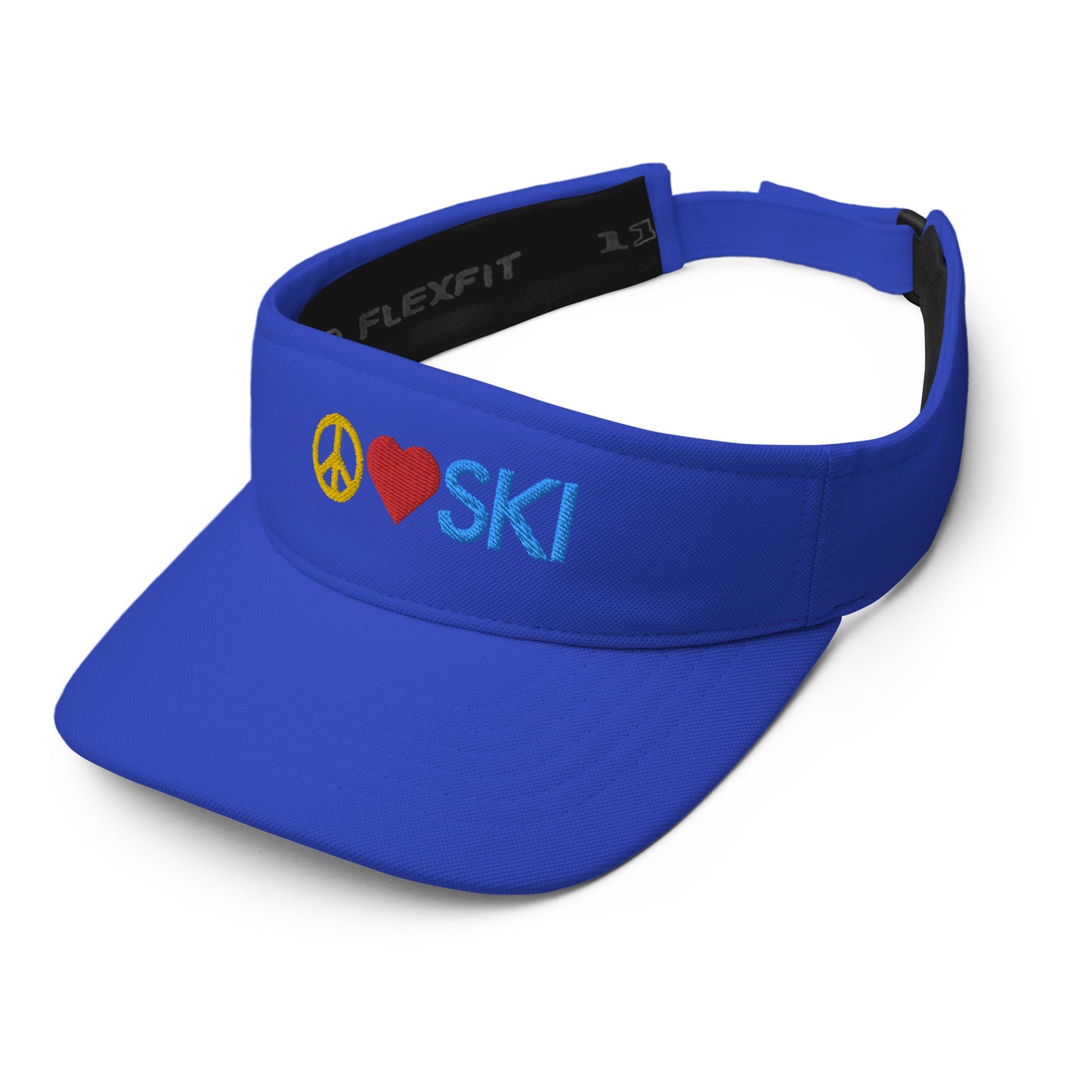 CS0026 - 04008 - Peace | Love | SKI Visor