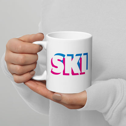 CS0058 - 06002 - 3D SKI White glossy mug