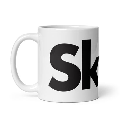 CS0020 - 06002 - Skier White Glossy Mug