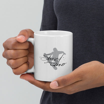 CS0021 - 06002 - Shred the Gnar White glossy mug