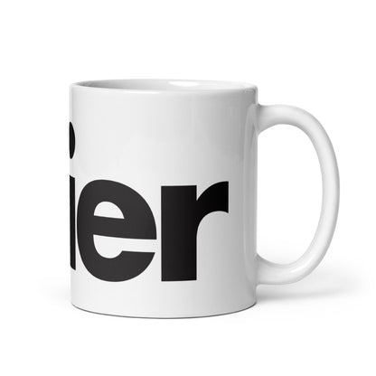 CS0020 - 06002 - Skier White Glossy Mug