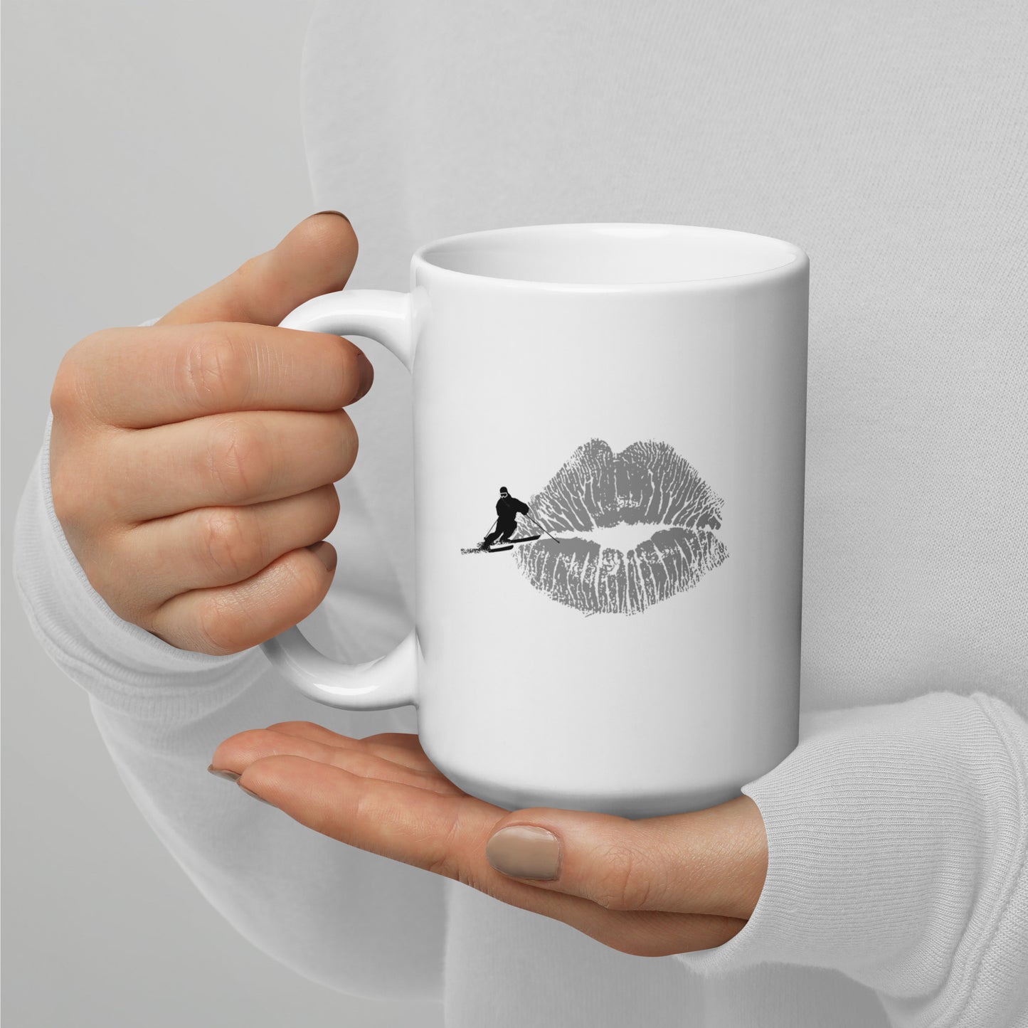 CS0069 - 06002 - KISS/SKI White glossy mug