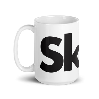 CS0020 - 06002 - Skier White Glossy Mug