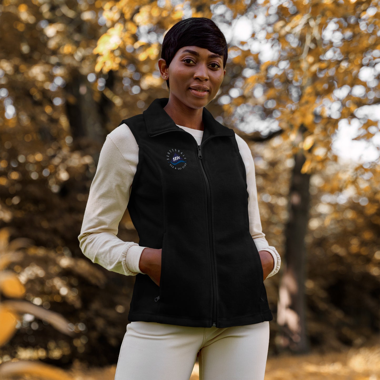 SSASC0087 - 02006 Women’s Columbia Fleece Vest (Circle)