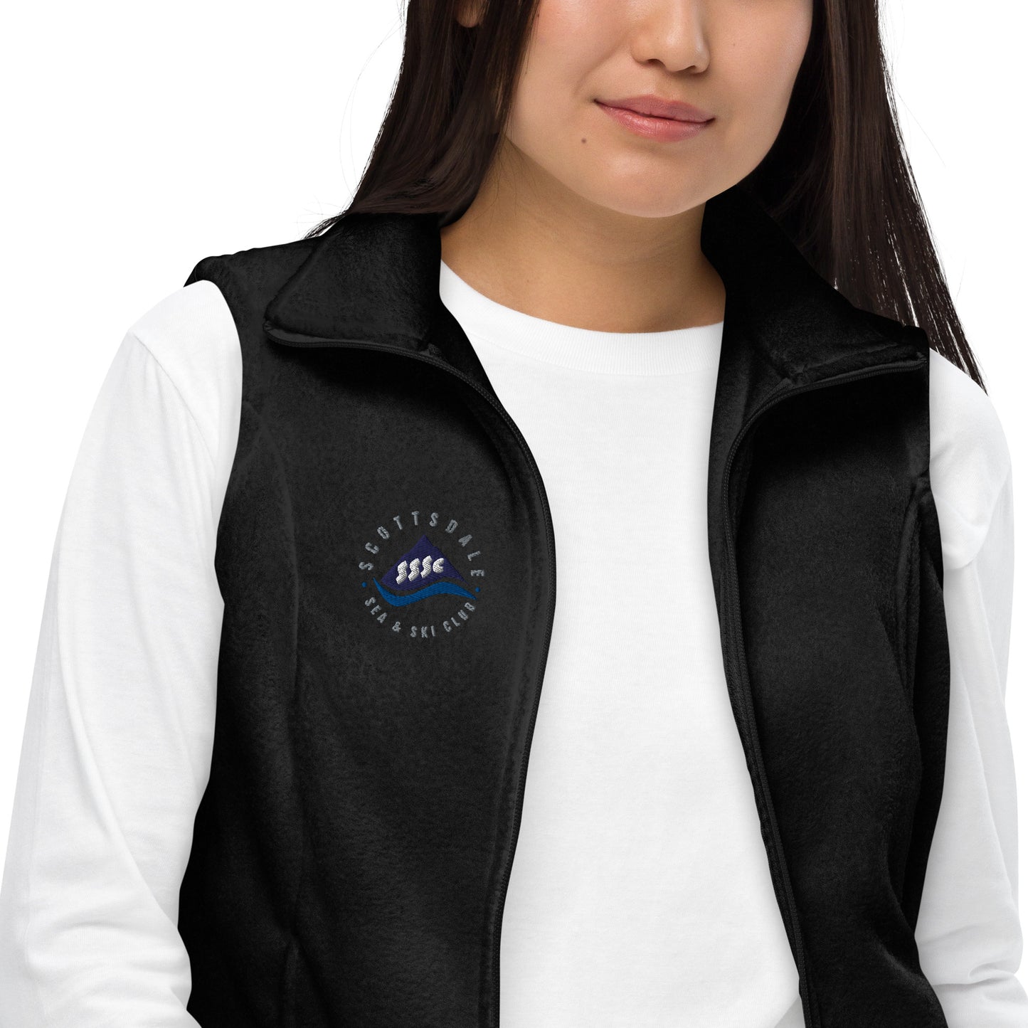 SSASC0087 - 02006 Women’s Columbia Fleece Vest (Circle)