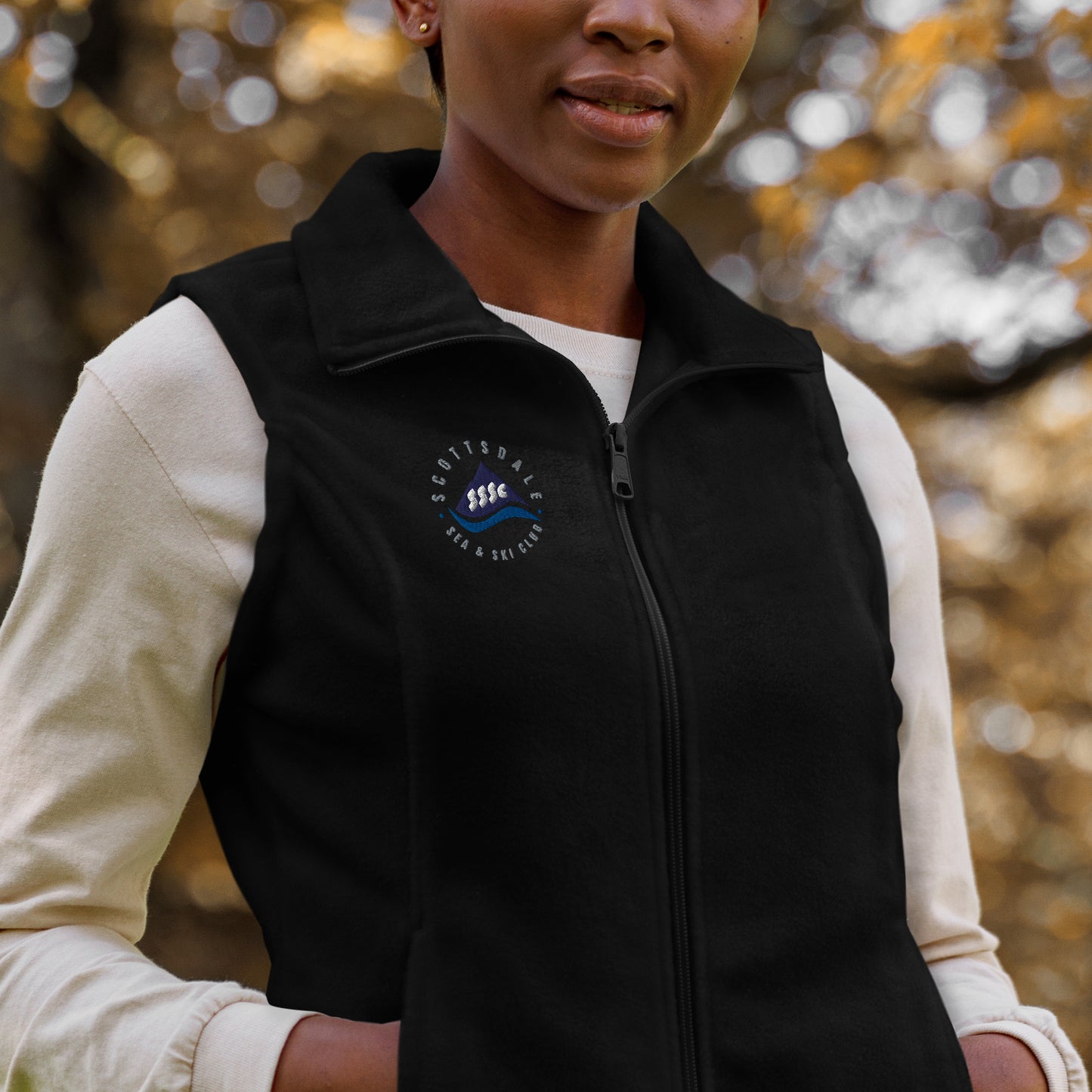 SSASC0087 - 02006 Women’s Columbia Fleece Vest (Circle)