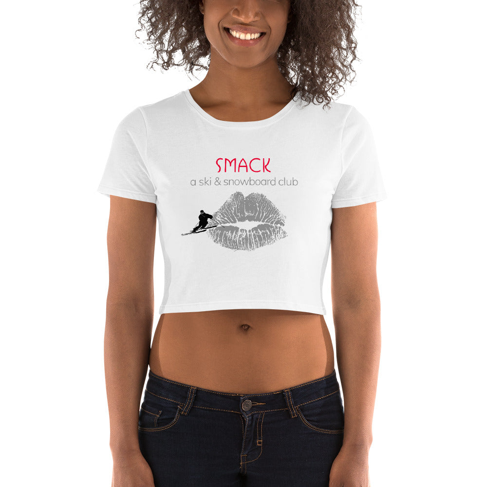 CS0008 - 02010 - Smack Ski & Snowboard Club Women’s Crop Tee