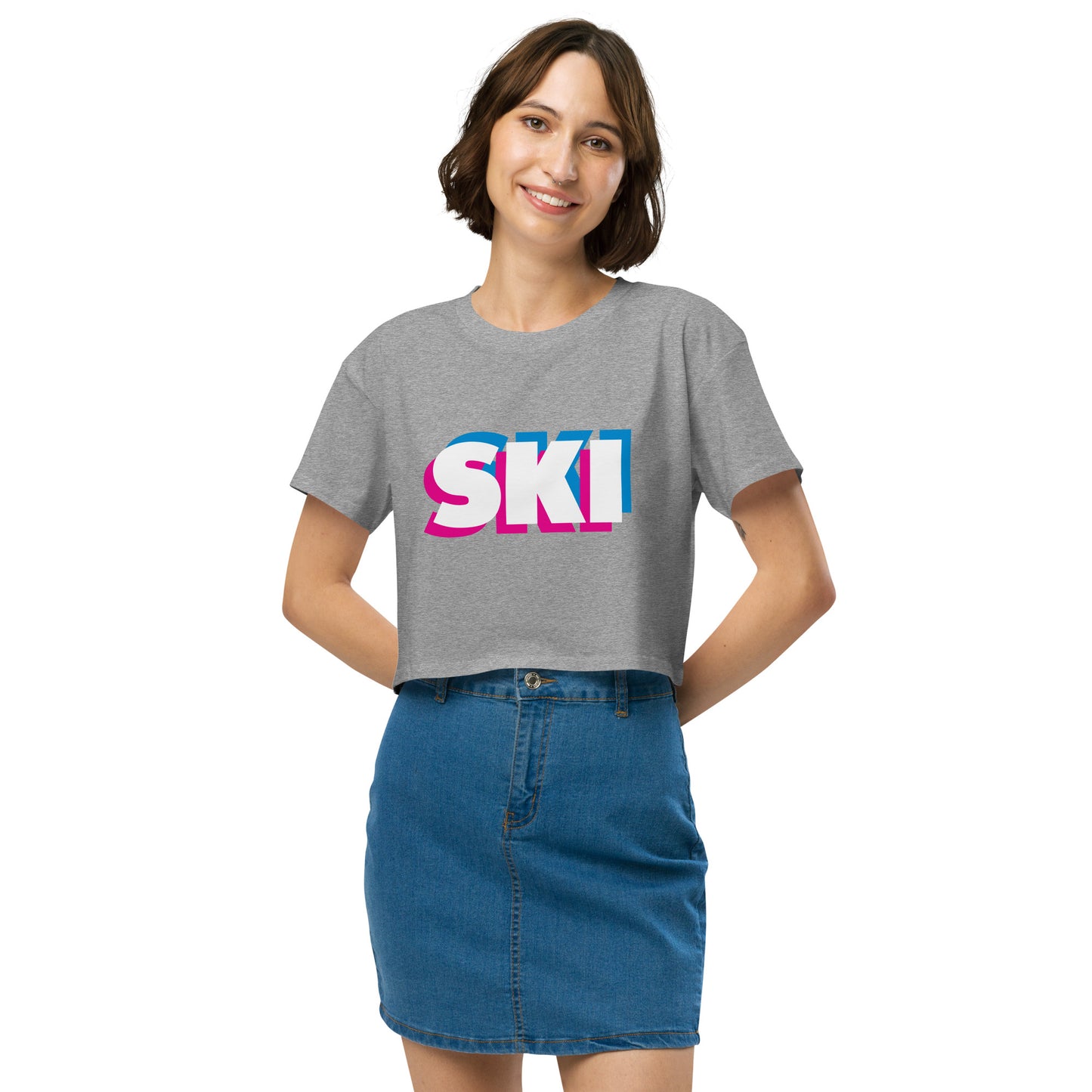 CS0058 - 02010 - 3D SKI Women’s Crop Tee