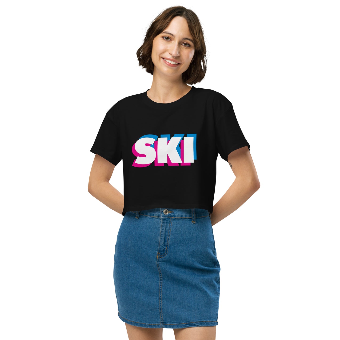 CS0058 - 02010 - 3D SKI Women’s Crop Tee