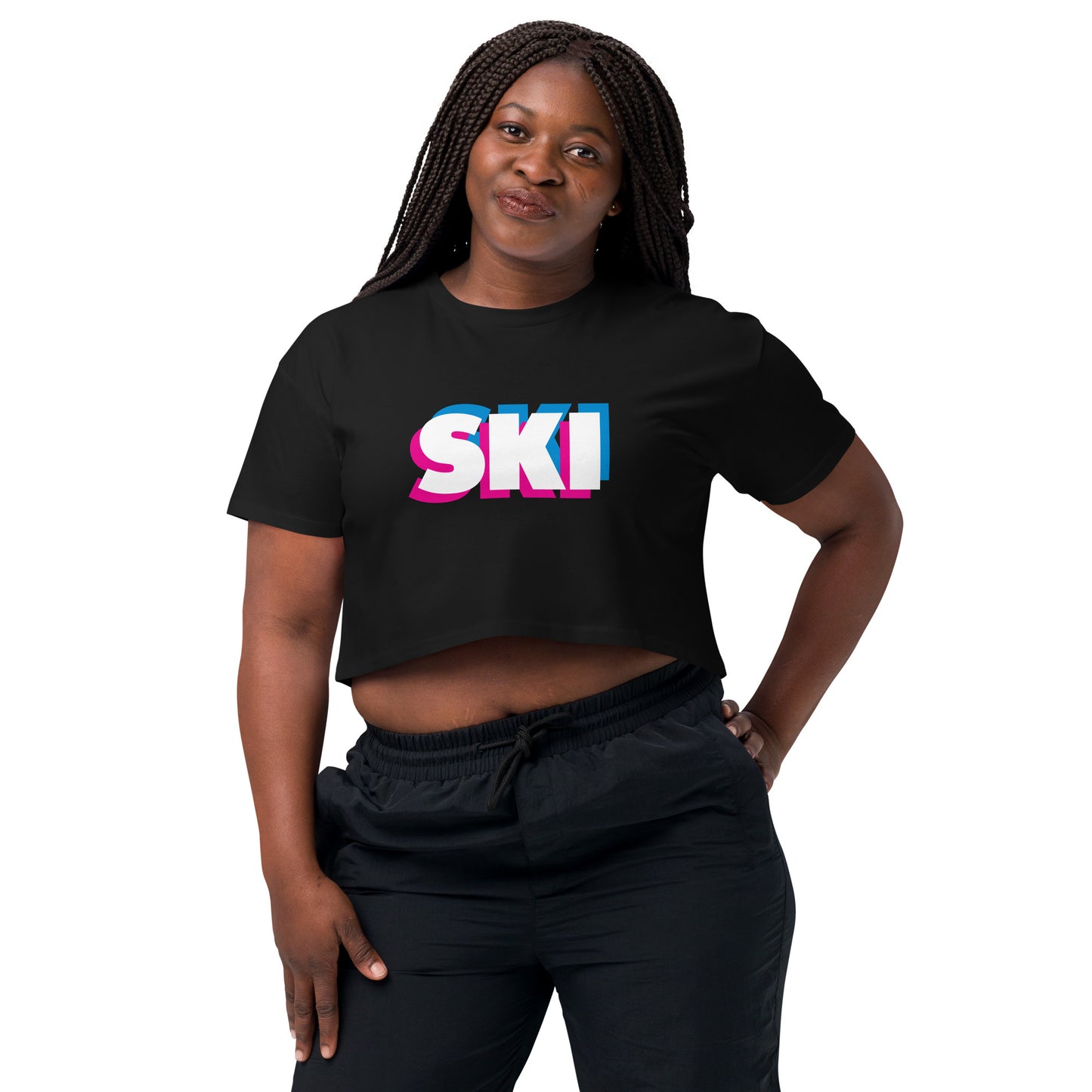 CS0058 - 02010 - 3D SKI Women’s Crop Tee