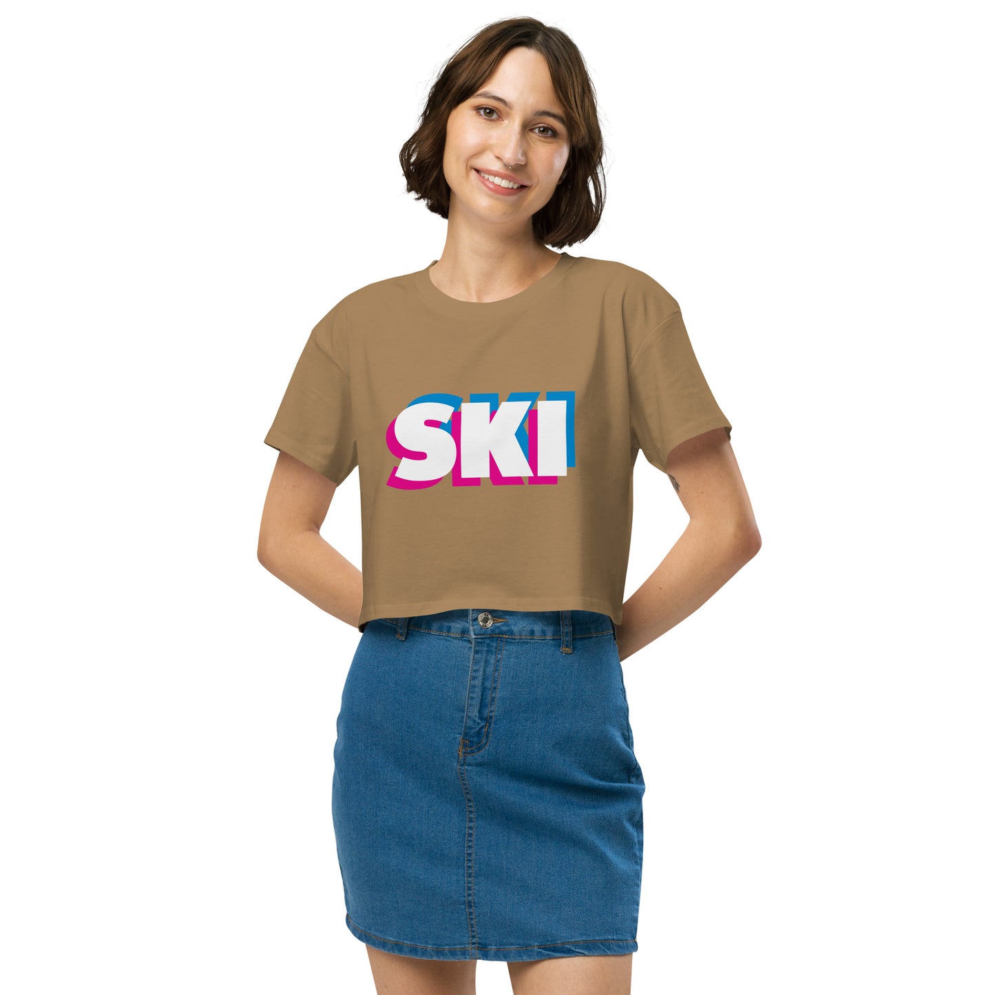 CS0058 - 02010 - 3D SKI Women’s Crop Tee