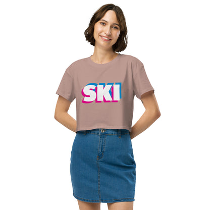 CS0058 - 02010 - 3D SKI Women’s Crop Tee