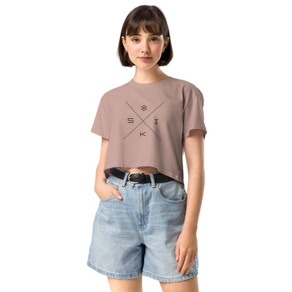 CS0076 - 02010 - X-SKI Women’s Crop Tee