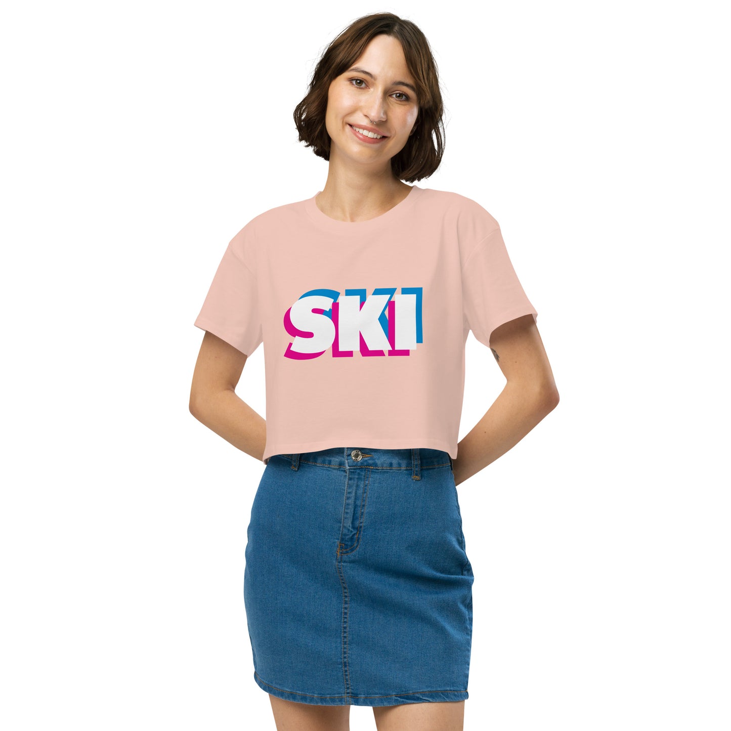 CS0058 - 02010 - 3D SKI Women’s Crop Tee