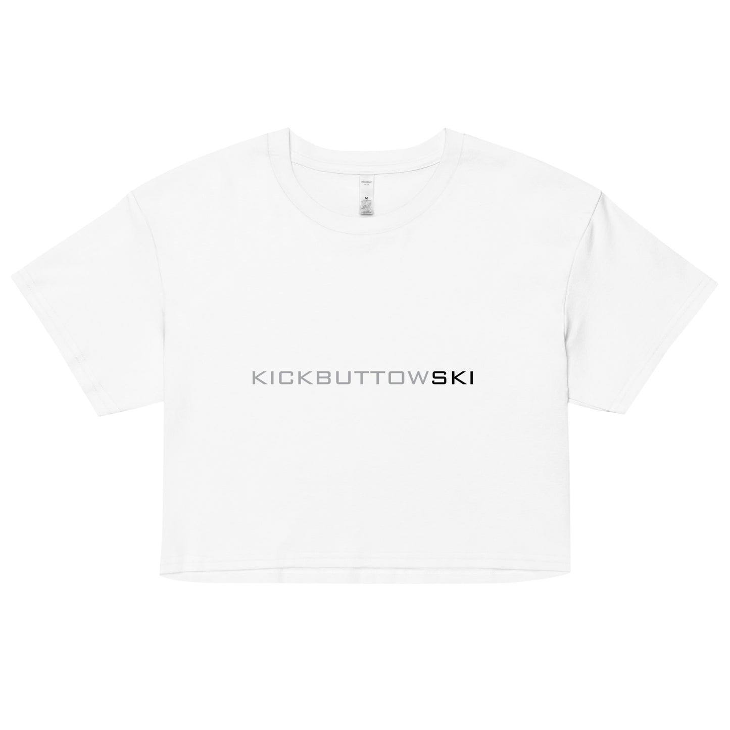 CS0068 - 02010 - Kickbuttowski Women’s Crop Tee