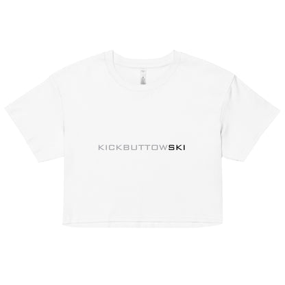 CS0068 - 02010 - Kickbuttowski Women’s Crop Tee