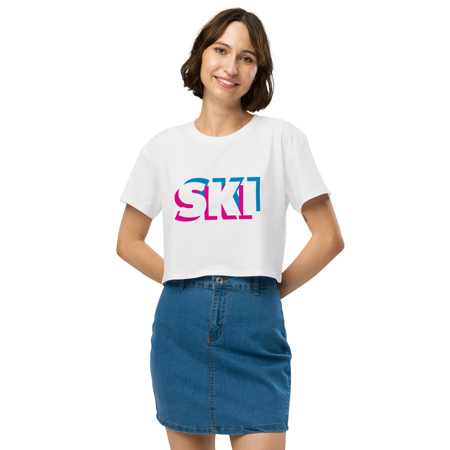 CS0058 - 02010 - 3D SKI Women’s Crop Tee