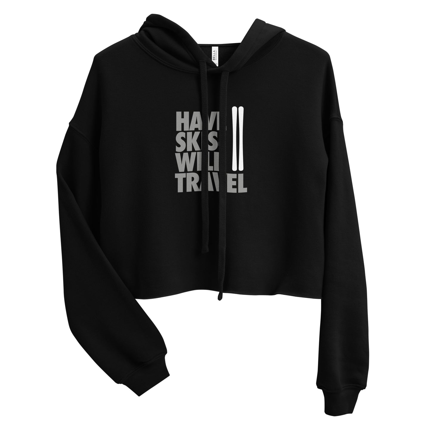 CS0032 - 02004 - Have Skis Will Travel Crop Hoodie