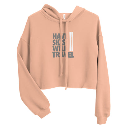 CS0032 - 02004 - Have Skis Will Travel Crop Hoodie