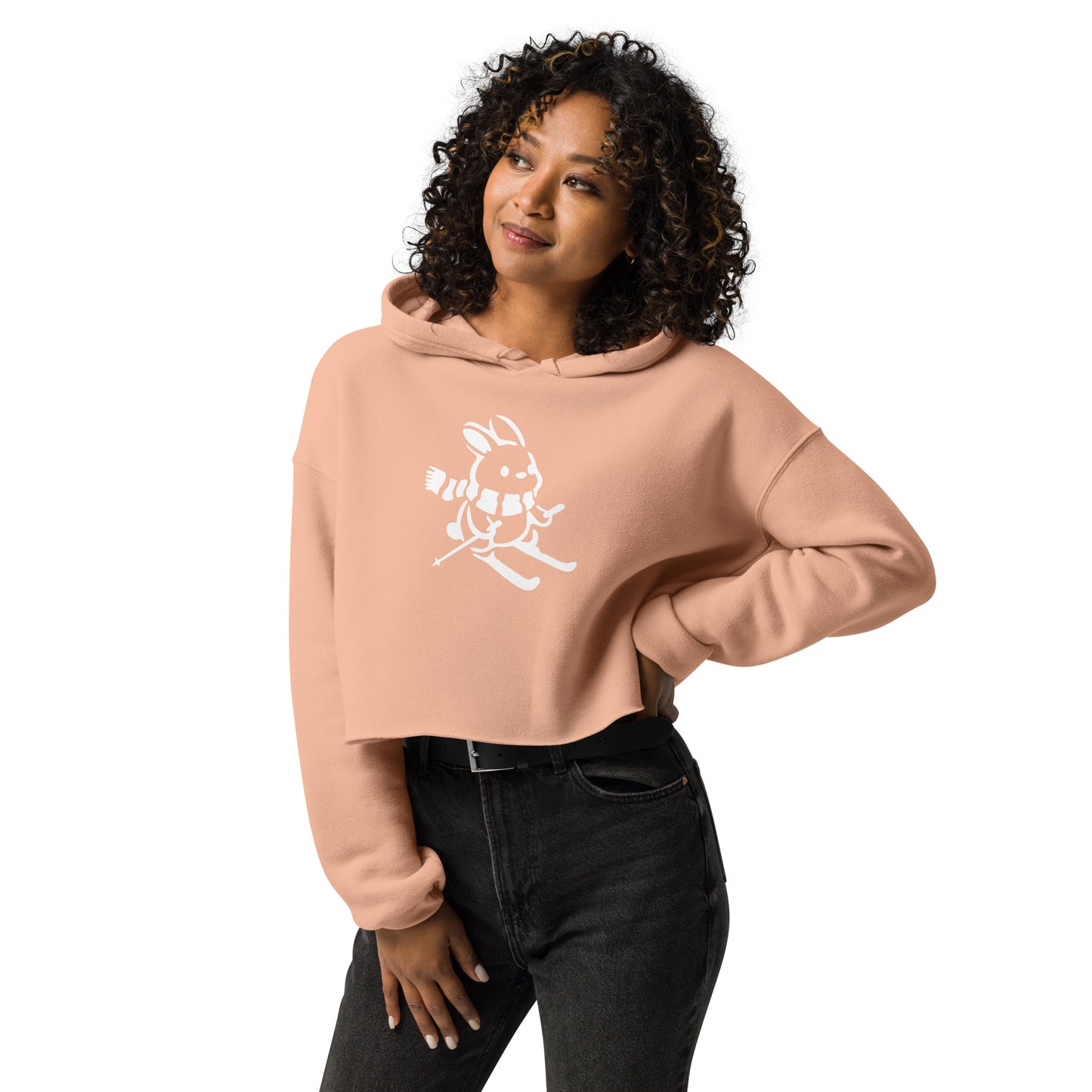 CS0011 - 02004 - Ski Bunny Crop Hoodie