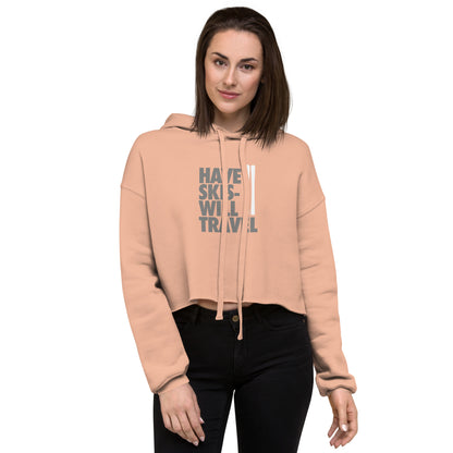 CS0032 - 02004 - Have Skis Will Travel Crop Hoodie